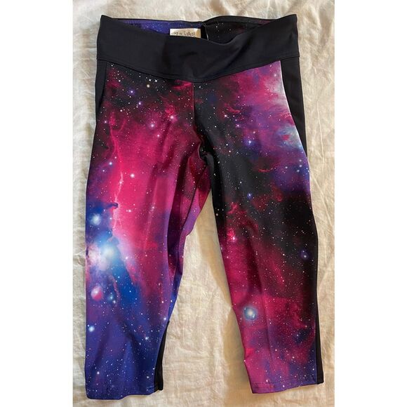 BlackMilk Galaxy Combat Crop Leggings | Horse Head Nebula Print, BNWT, Size M - Picture 2 of 12